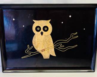 MCM Couroc Owl Tray