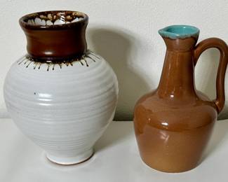 Pottery Vase, Stoneware Pitcher