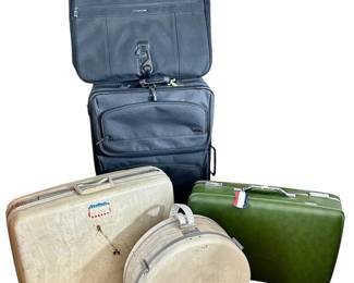Vntg Samonite Hard Shell Luggage