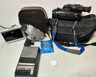 Minolta AutoPak 8; Sony Handycam