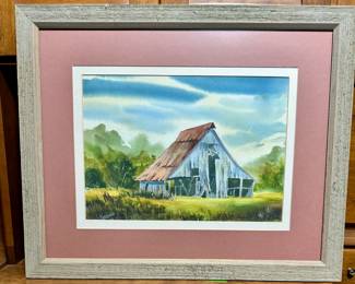 Signed Barn Wall Hanging