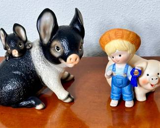 Japan Pig Figurine, Enesco