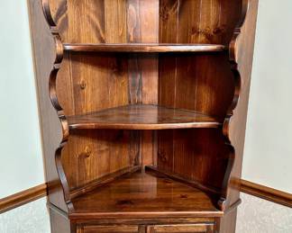 Vntg Ethan Allen Corner Cabinet