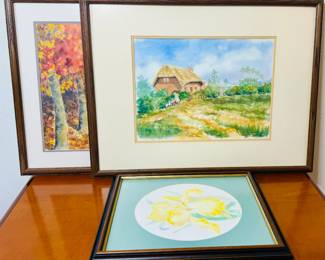 3 Susan Winter Wall Hangings