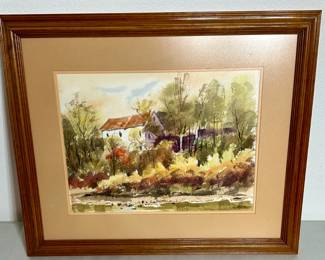 Framed House/Stream Art
