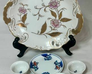 Vintage Saki Set, Plate