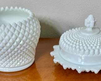 Vntg Westmoreland Vase, Dish