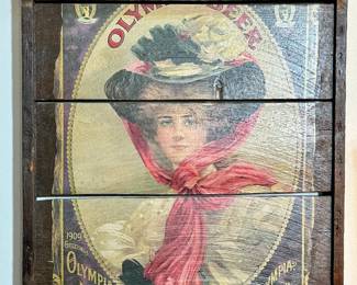 Olympia Brewing Co Wood Sign