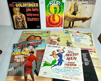 Vntg Movie Album Records - 11