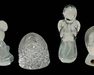 Reimyre Crystal Owl, Paperweight, etc