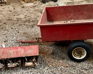 Sears Aerator & Ohio Steel Tilt Trailer