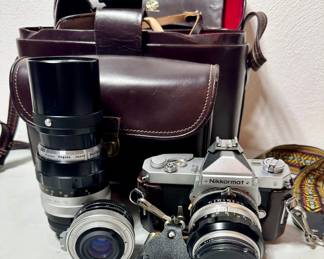 Vntg Nikkormat FTN 35MM SLR