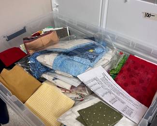 Quilt squares and tools