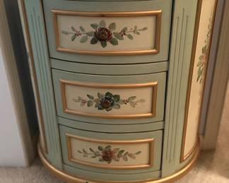 3 Drawer Demilune Cabinet 