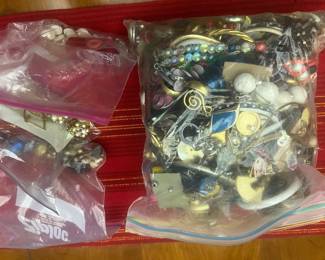 Big Bags of Costume Jewelry 