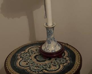 Small Drum Table & Lamp