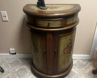 Half Round Foyer Cabinet 