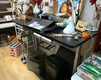 Adjustable Desk and Foot pad