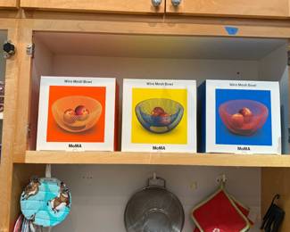 MOMA wire mesh bowls