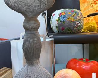 Eric Boyer Chrome Vessel Sculpture