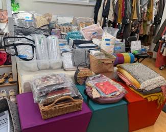 Queen bedding - linen, eileen fisher, italian, Queen Bed with platform frame