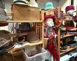 hundreds of women's hats