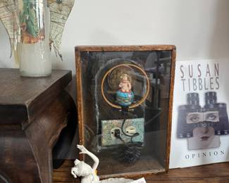 Ceramic by Katie Rush, Assemblage by Susan Tibbles