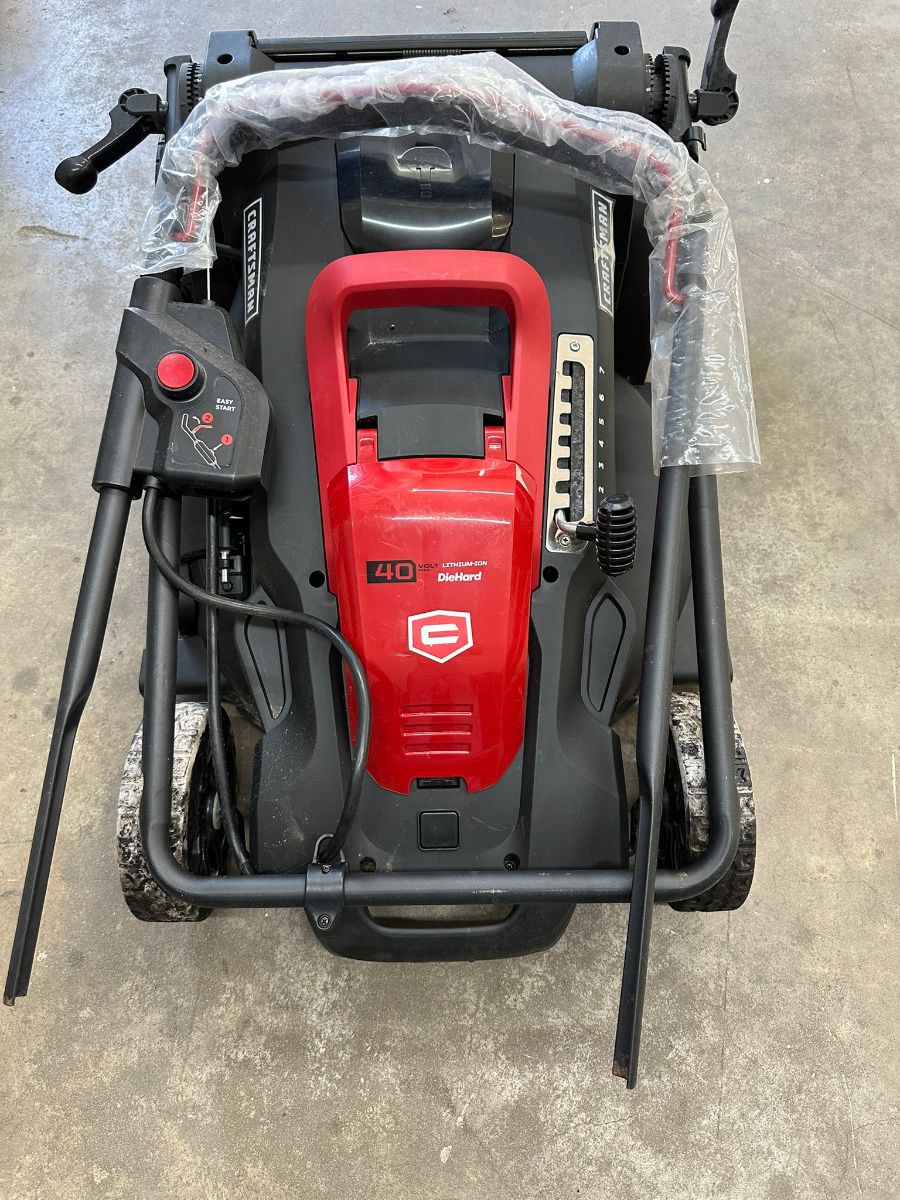 001 Crastman 60 Volt Lithium ion Lawn Mower