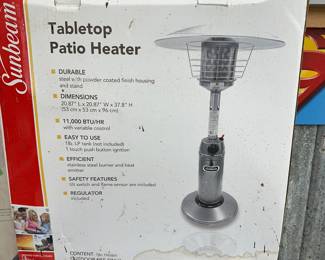 006 New Table Top Propane Heater