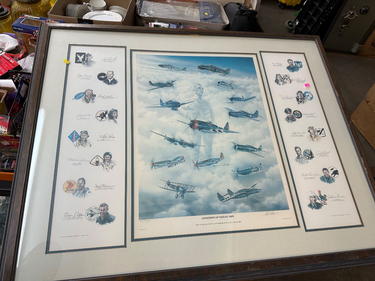 001 Gathering Of Eagles 1985 Autographed by Each Pilot