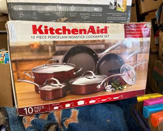 003 New Kitchen Aid Pots  Pans