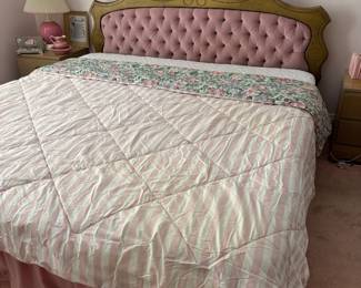 Hollywood Regency king size bed