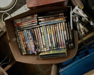 A small selection of DVD’s