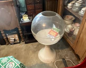 Rare MCM pedestal terrarium