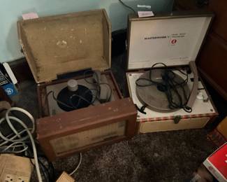 Old record players