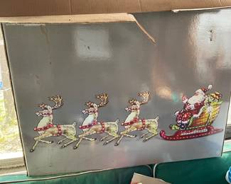 Light up yard display