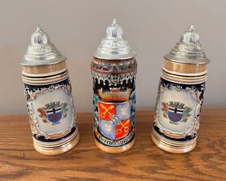 Vintage German Old Beer Steins