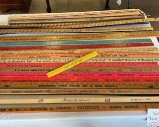 Vintage Yard Sticks 