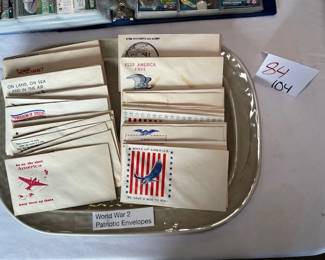 World War 2 Patriotic Envelopes 
