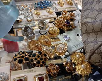 Pins, earrings, jewelry galore!