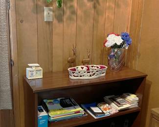 I left the hanging plant in the picture because, well, maybe that's your jam.  Do the kids still say "jam"?  Oh, and the short bookcase.