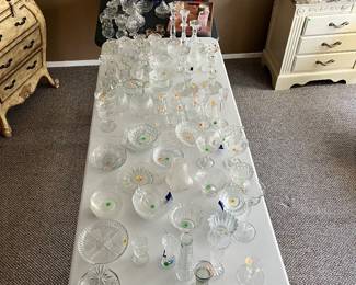 A lot of different glassware