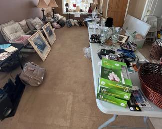 Various items in the front living room