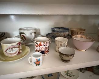 Tea cups and saucers