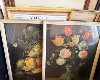 Vintage floral art
