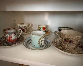 Tea cups and saucers