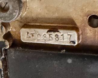 Sewing Machine serial number