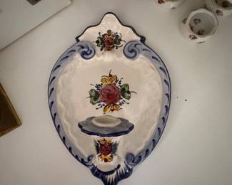 Vestal Ceramic Wall Candleholder Alcobach Portugal