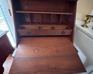 Vintage hand made secretary desk - primitive look