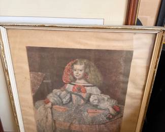 The Infanta Maria Theresa by Velazquez print